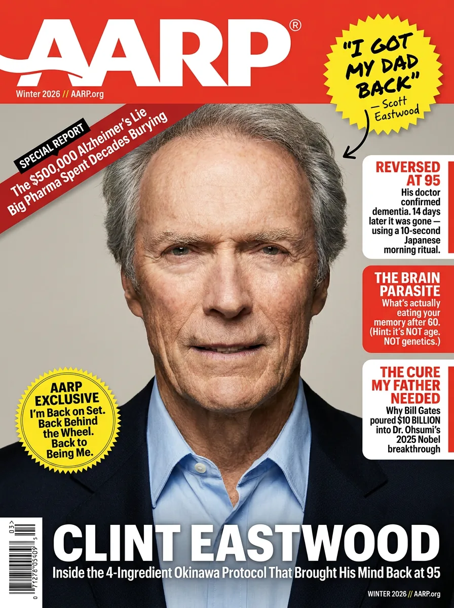 Clint Eastwood AARP cover — Inside the 4-Ingredient Okinawa Protocol That Brought His Mind Back at 95